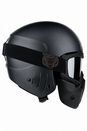 Горнолыжный шлем TERROR - AVIATOR Kit Black вид 1