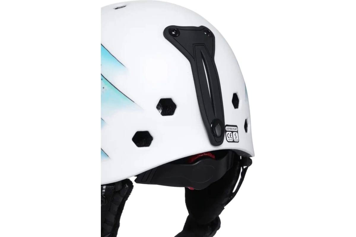 Детский сноубородический шлем LUCKYBOO - FUTURE белый-горы вид 6