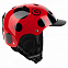Детский сноубородический шлем LUCKYBOO - PLAY красный вид 2
