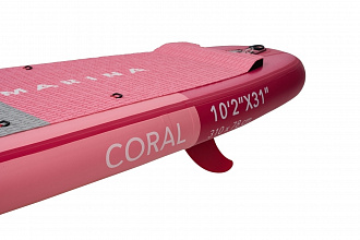 Доска SUP надувная Aqua Marina Coral (Raspberry) 10'2" (2024) вид 7