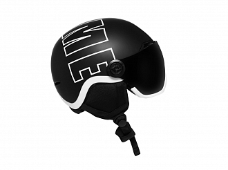 Горнолыжный шлем PRIME - COOL-C2 VISOR (черный) вид 3