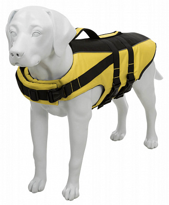 Спасательный жилет для собак Trixie жёлтый/чёрный вид 1
