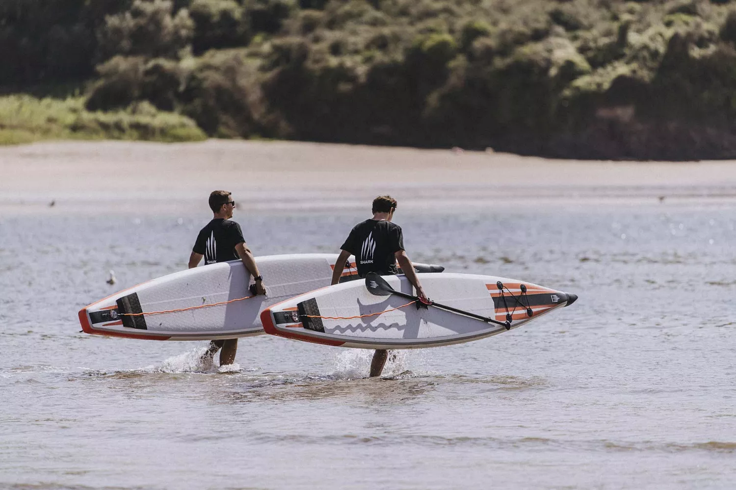 Доска SUP надувная Shark Race 14'x25” 2021 вид 8