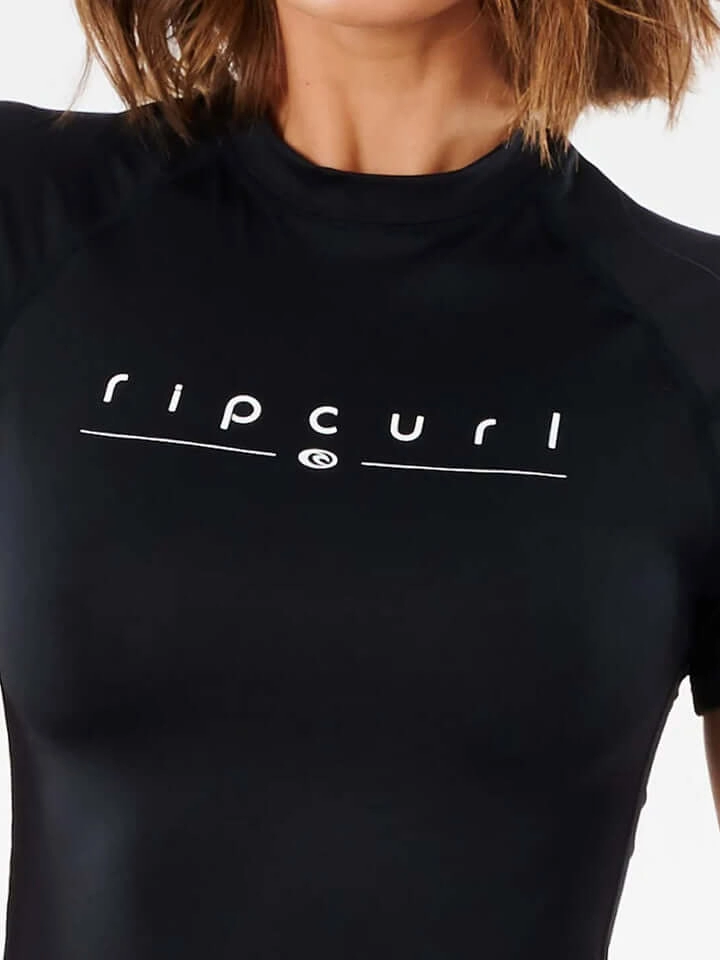 Гидрофутболка Rip Curl женская GOLDEN RAYS S/SL UV черная вид 4