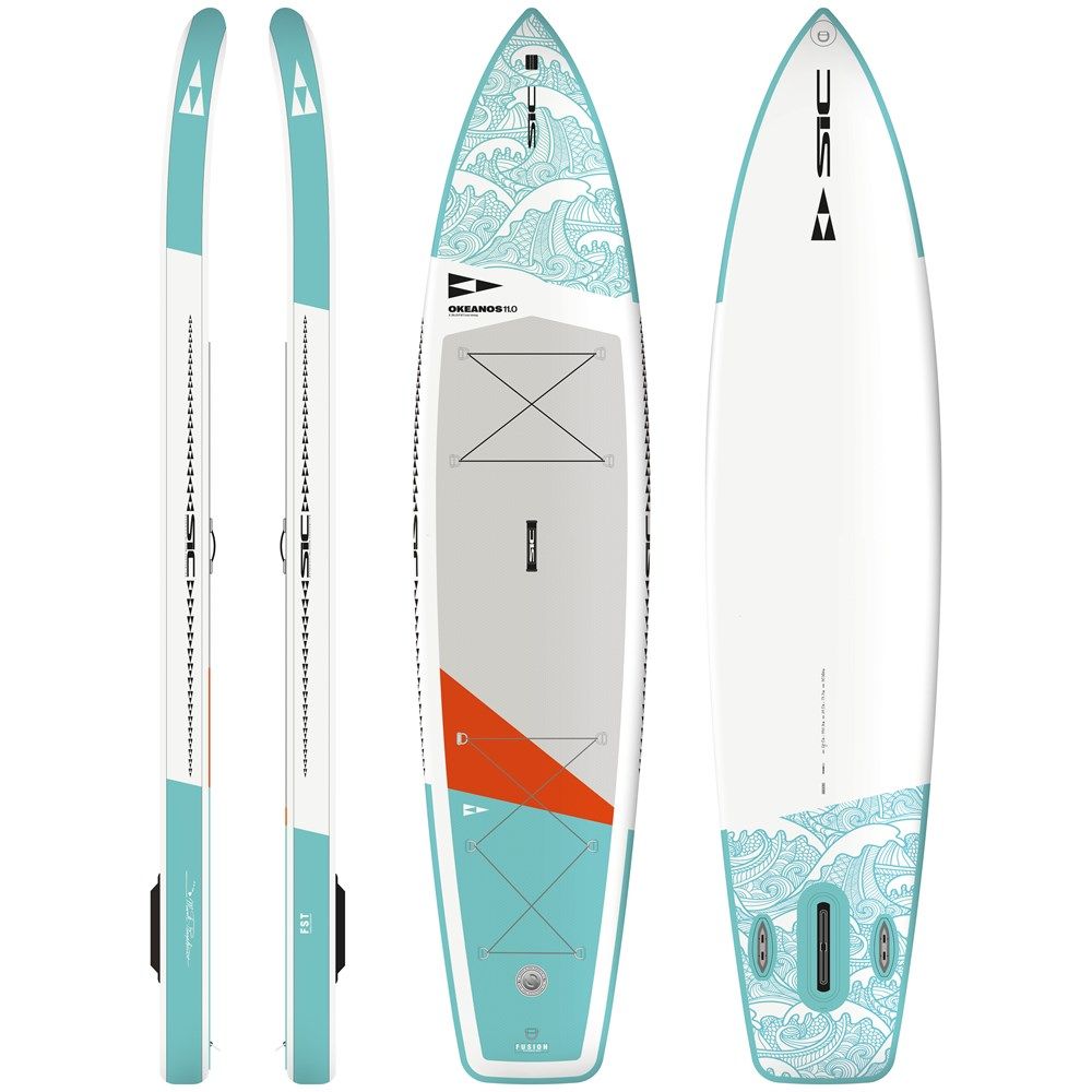 Доска SUP надувная SIC OKEANOS AIR 11'0x29.0 FST