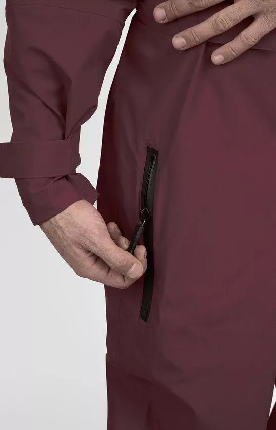 Сухой гидрокостюм Абранта Comfort Plus Vine Red с усилением коленей мужской на рост 173-178 вид 15