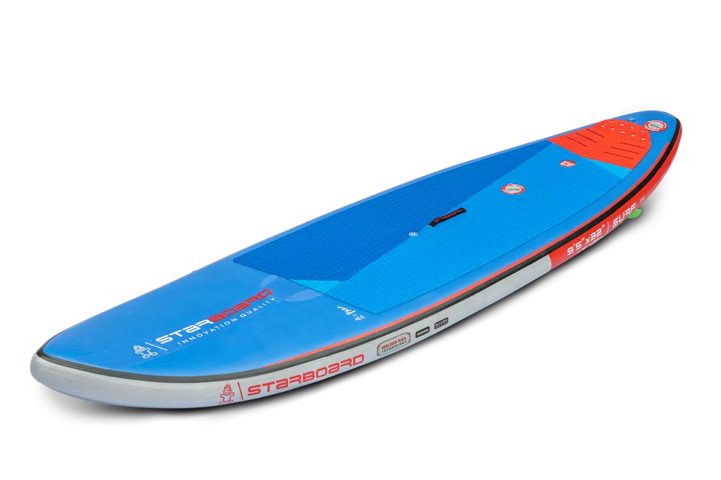 Надувная SUP доска Starboard 9'5"X32"X4.75" Surf Deluxe Dc (2022/2023) вид 4