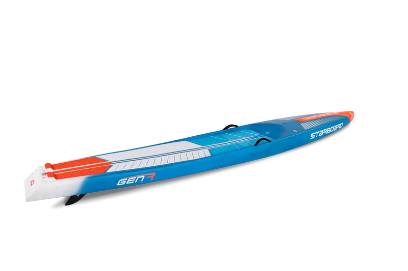 Жесткий сапборд Starboard Gen R Blue Carbon Sandwich 14'0" х 25" с чехлом (2025) вид 4