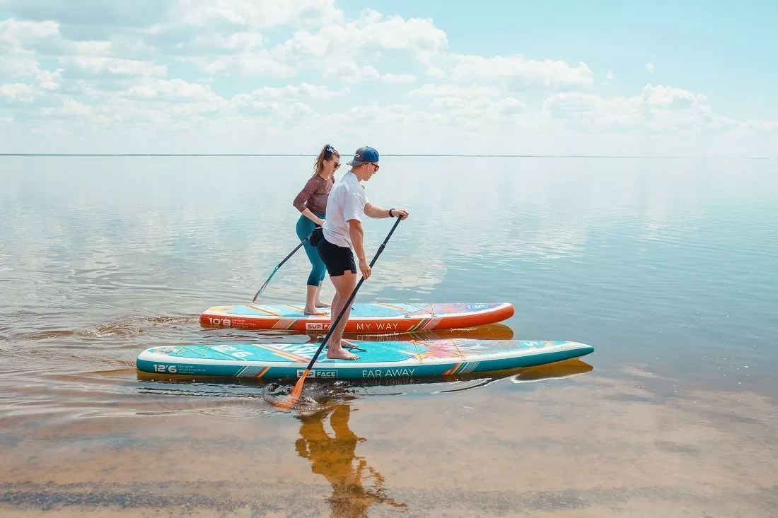 Доска SUP надувная SUP face Far Away 12'6"x32"x6" вид 8