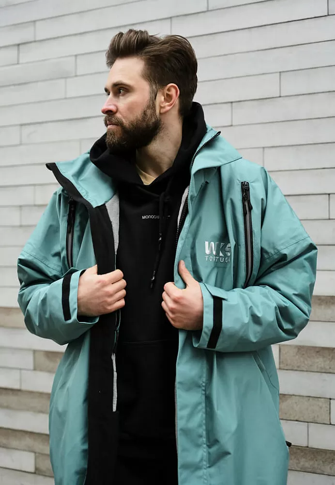 Парка TORTUGA PROLINE fit (Бирюзовый/Светло-серый) вид 6