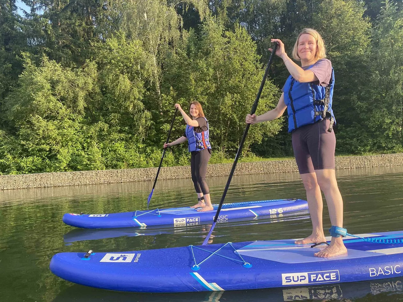 Доска SUP надувная SUP face Basic 12'6"x32"x6" вид 10