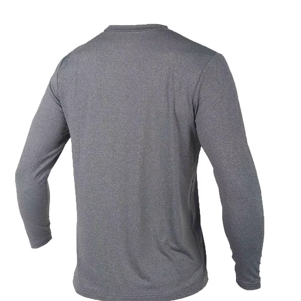 Гидромайка мужская трикотажная Neilpryde Nano Tee L/S C1 Heather Grey вид 1