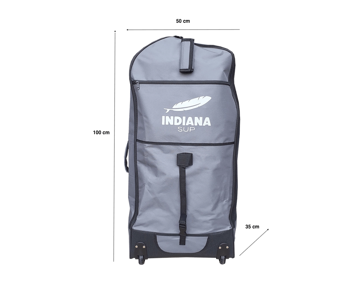 Доска SUP надувная Indiana 12'0 Family Pack misty blue с трехчастным веслом 30% карбон-стеклопластик (2024) вид 2