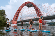 SUP-прогулки в Москве (Живописный мост) SUP-прогулки в Москве (Живописный мост)