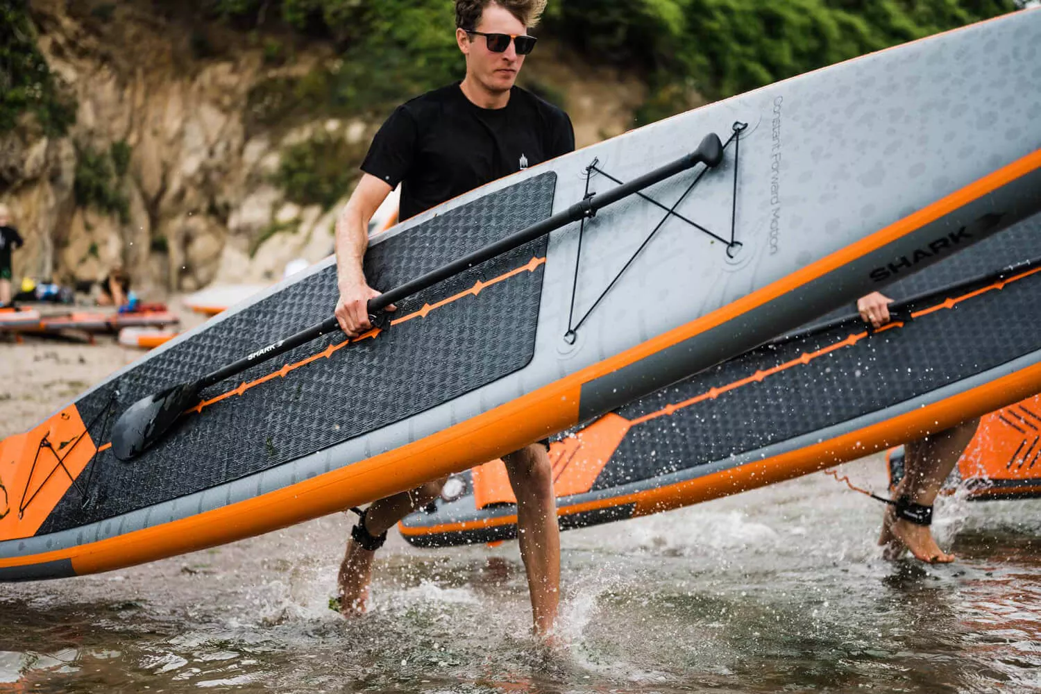 Доска SUP надувная Shark Touring Xplor 12'6"x30"x5" (2022) вид 9