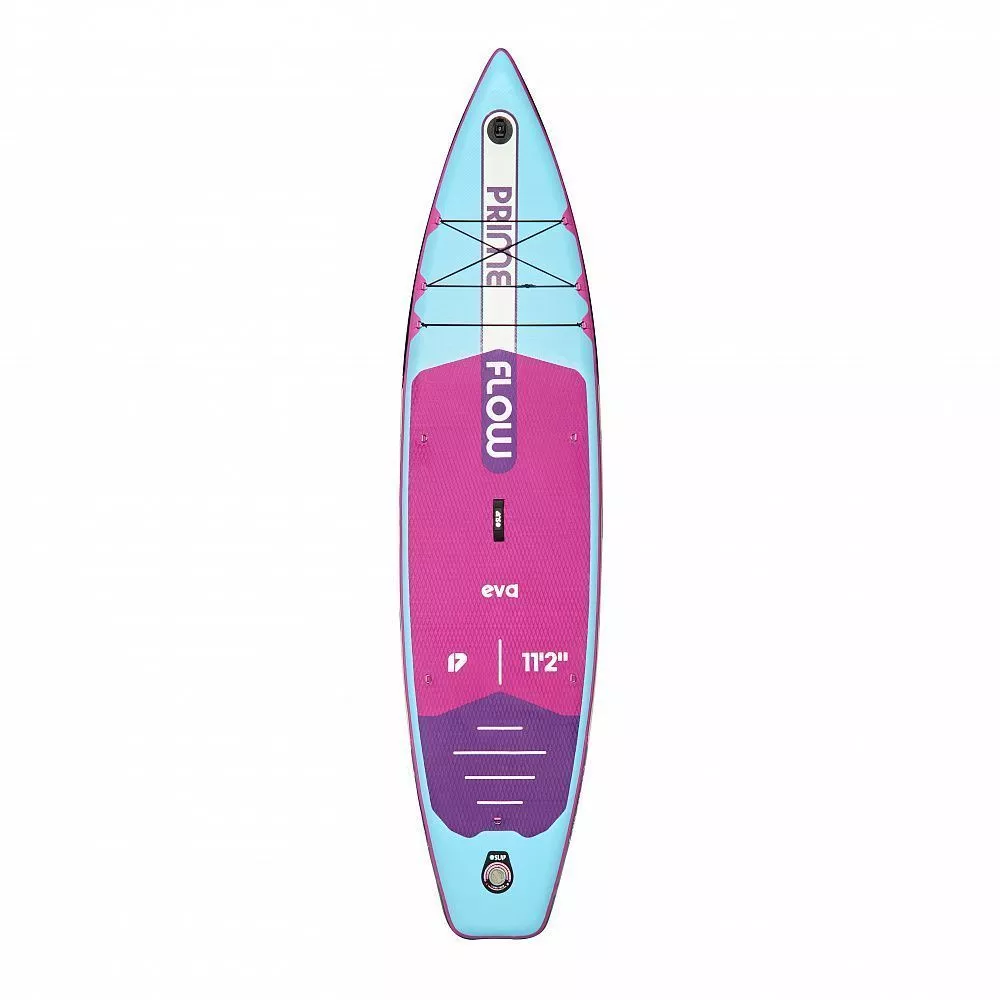Сапборд надувной SUP Prime 11'2"x33"x6" Flow light blue (2025) вид 2