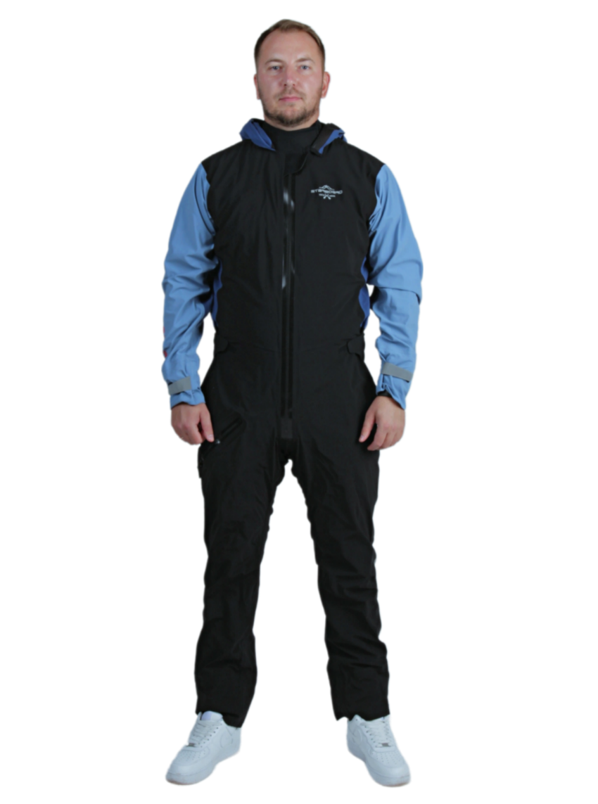 Сухой гидрокостюм мужской Starboard SPRINT Black/Cityscape/Nebulosa