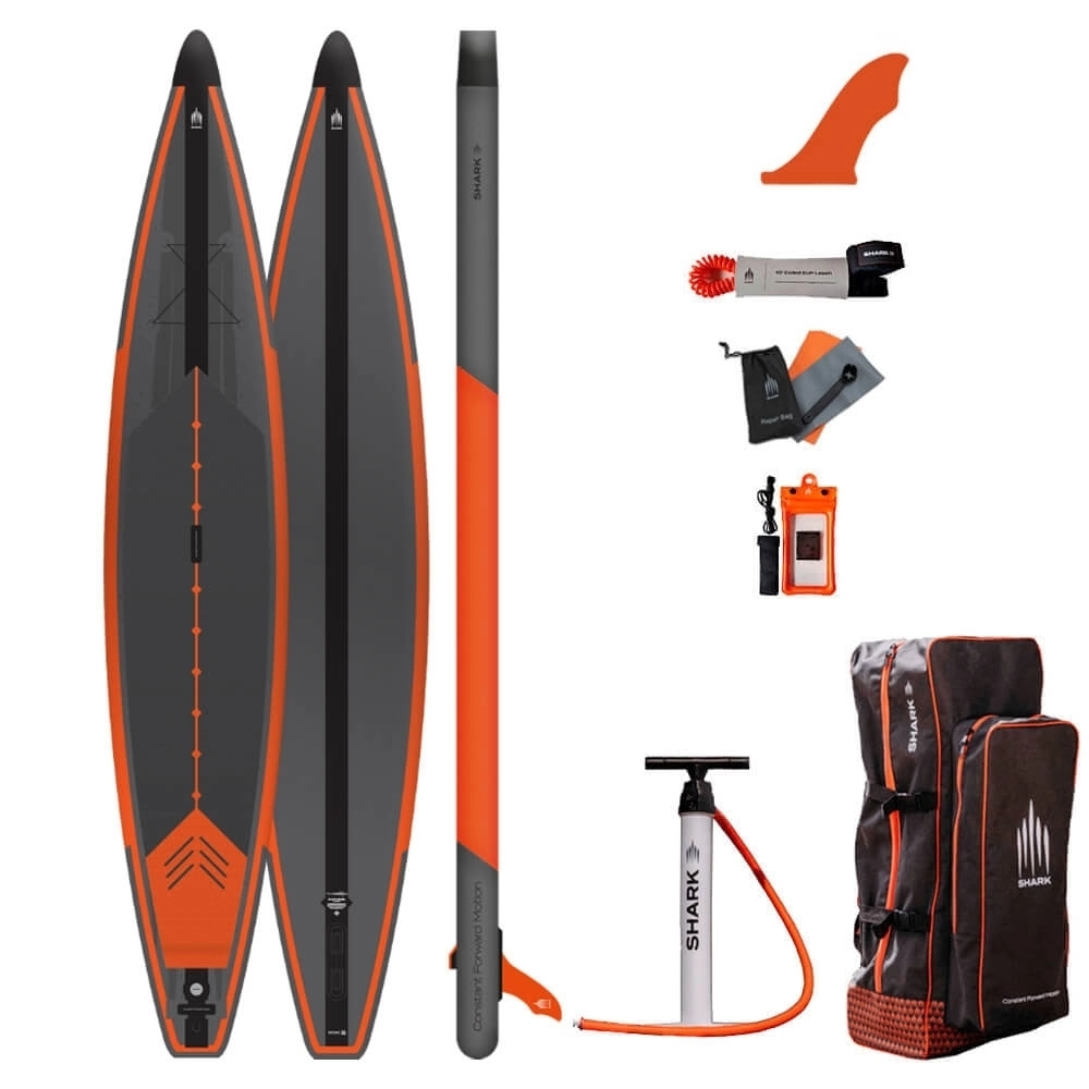 Доска SUP надувная Shark Touring Racing 12'6"x27" (2024) Без весла