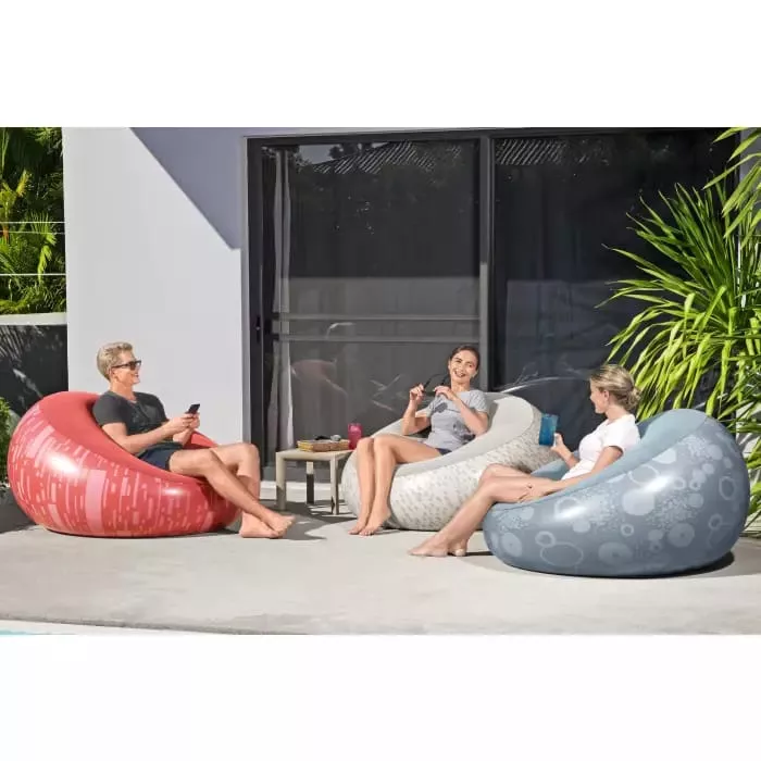 Кресло надувное Bestway 75052 Inflate-A-Chair 112х112х66см вид 11