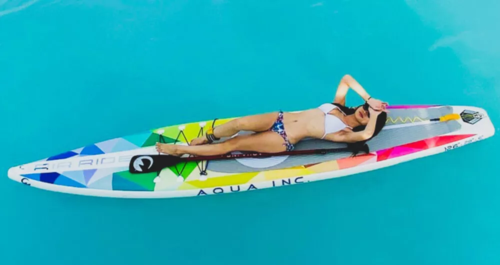 Доска SUP надувная AQUA INC AirRider Ammolite 12'6"x31"x15 2022cm вид 6