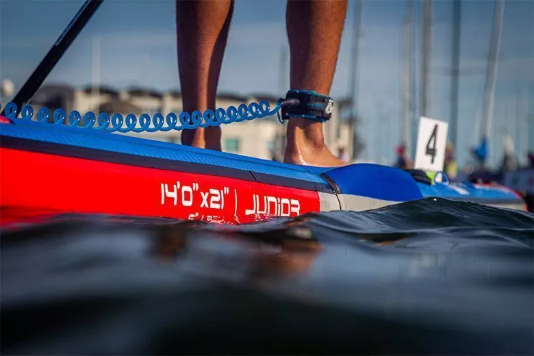 Сап борд надувной Starboard SUP Junior Racer Deluxe 14'0" х 21"х 6" (2025) вид 4