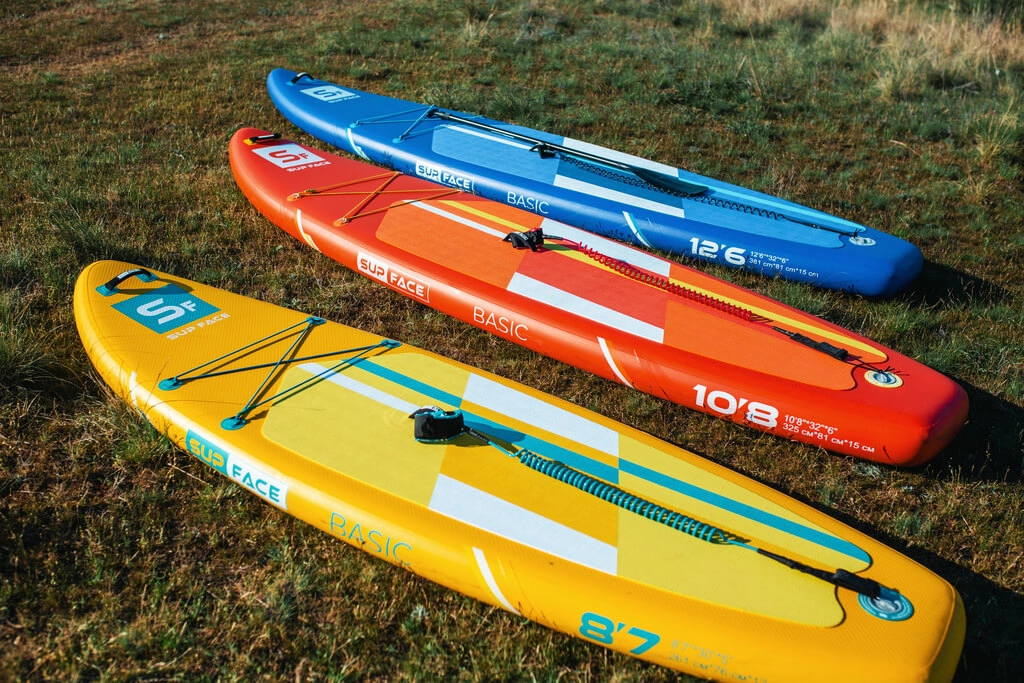 Доска SUP надувная SUP face Basic 8'7"x30"x5" вид 2