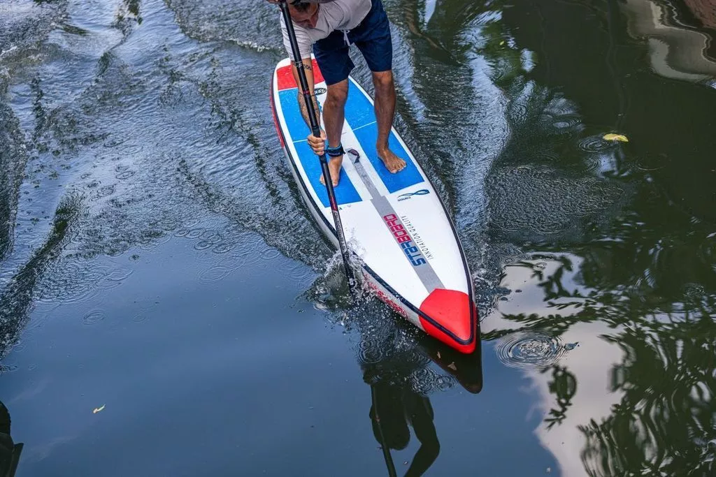 Надувная детская SUP доска Starboard 12'6” х23” х4.75” SUP Junior Racer Zen Sc вид 8