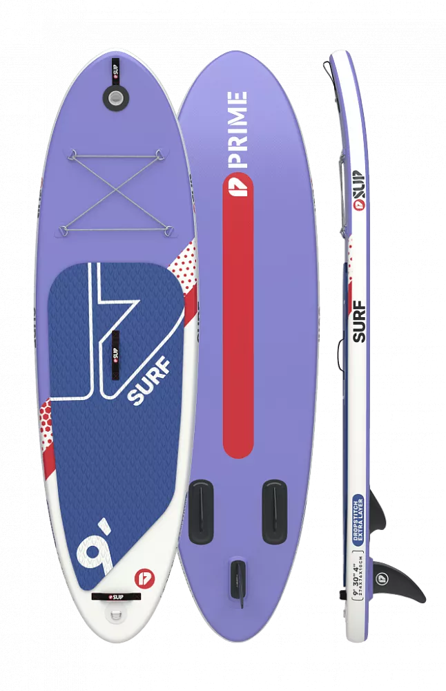 Доска SUP надувная PRIME 9'х30"x4" Surf purple вид 1