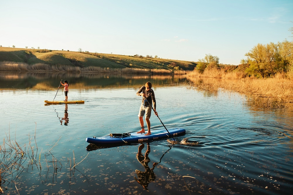 Комплект надувных досок SUP face Basic 8'7+12'6 вид 3