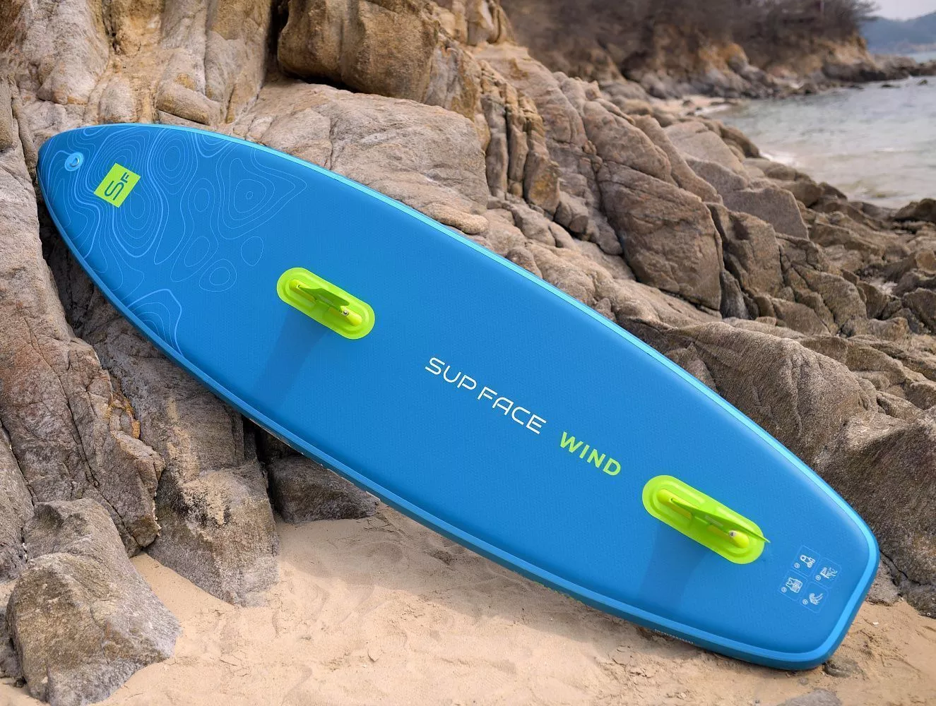 Доска SUP надувная SUP face Wind 10'8x34"x6" (2025) вид 9