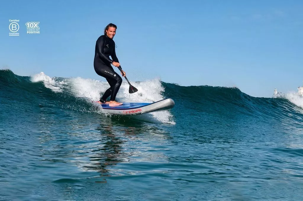 Надувная SUP доска Starboard 9'5"X32"X4.75" Surf Deluxe Dc (2022/2023) вид 12