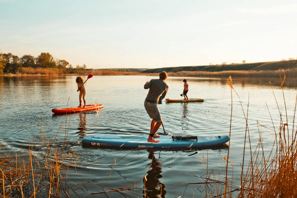 Доска SUP надувная SUP face Basic 12'6х32х6 (доска, плавник, лиш) вид 2