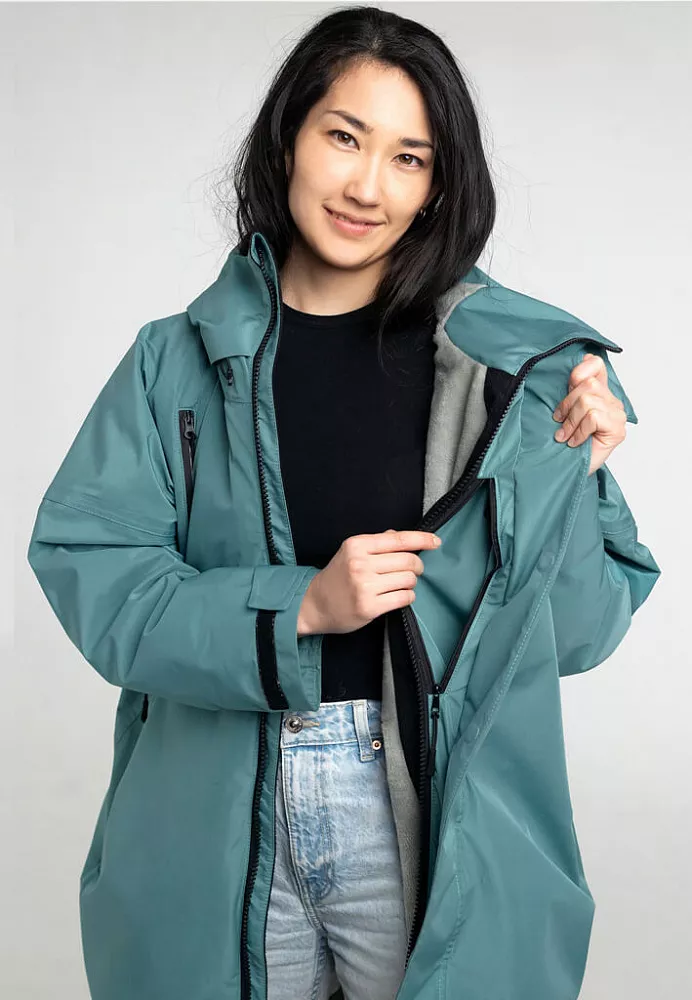 Парка TORTUGA PROLINE fit (Бирюзовый/Светло-серый) вид 8