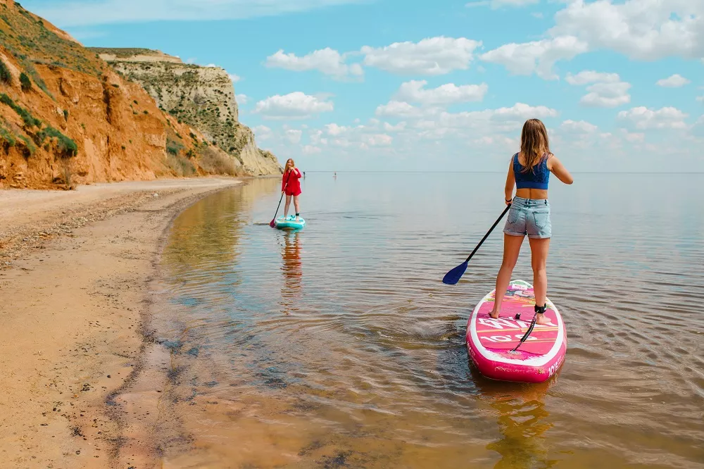 Доска SUP надувная SUP face Any Way 10'6"x32"x6" (доска, лиш, плавник) вид 9