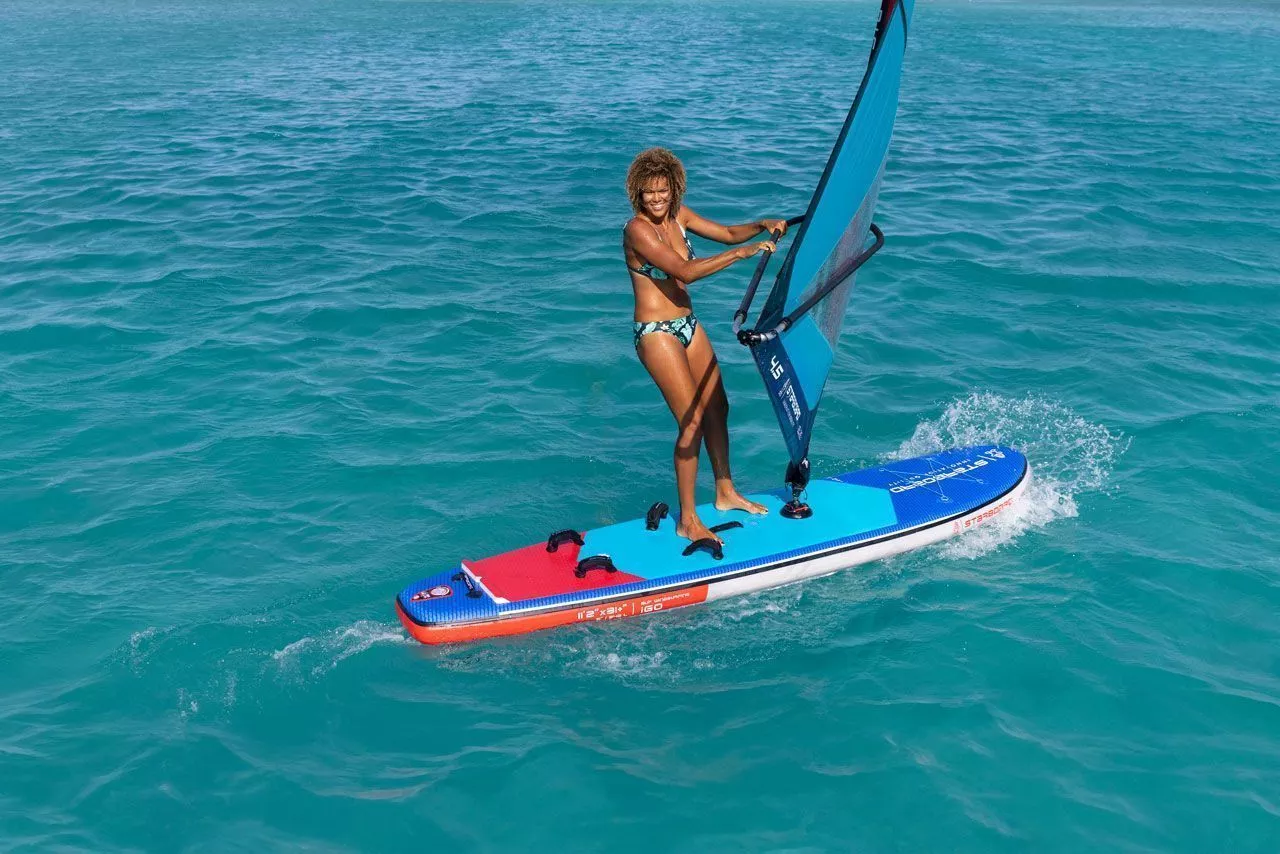 Надувная доска для виндсерфинга Starboard iGO Deluxe Sc 11'2" х 31+" х 6" (2024) вид 18