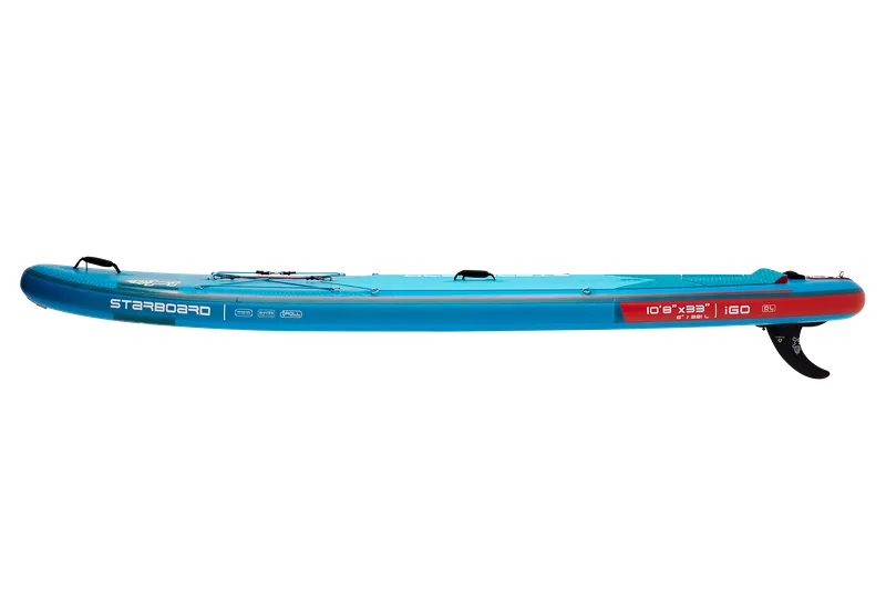 Сапборд надувной Starboard iGO Deluxe Lite 10'8"х33"х 6" с каякерским сиденьем (2024/2025) вид 7