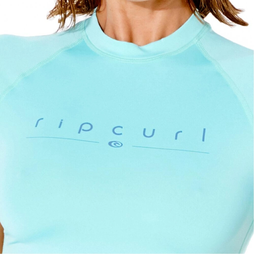 Гидрофутболка Rip Curl женская GOLDEN RAYS S/SL UV LIGHT AQUA вид 3