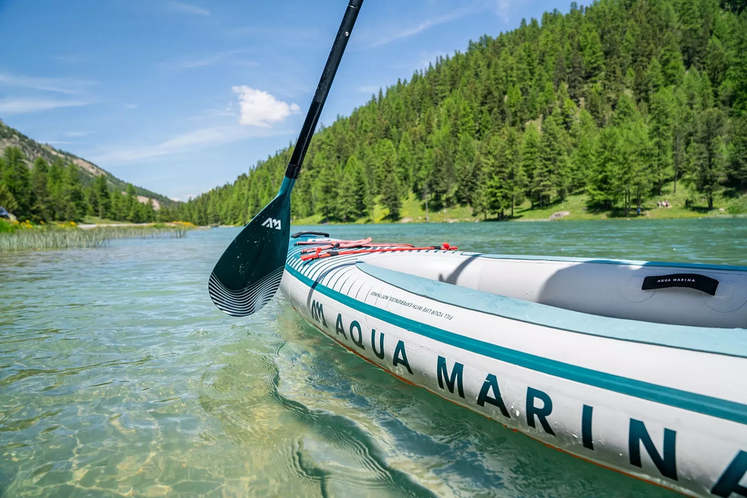 Доска SUP надувная Aqua Marina Cascade гибрид САП/КАЯК 11'2" (2025) вид 19