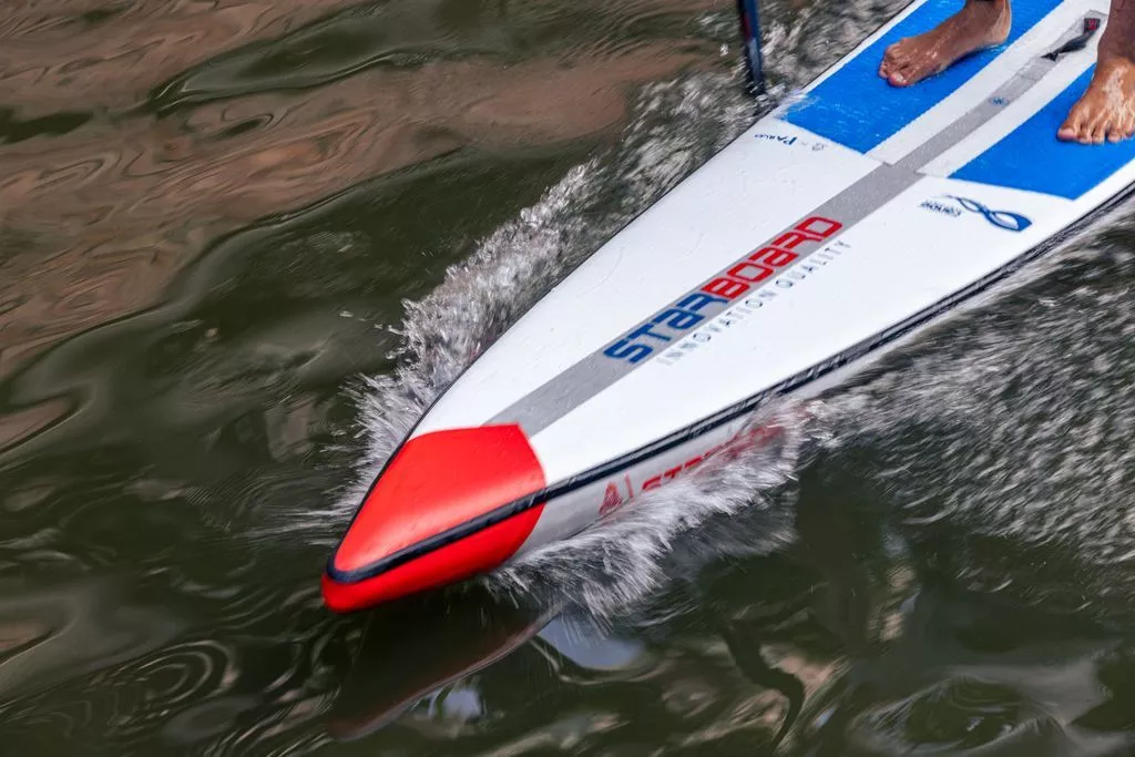 Надувная детская SUP доска Starboard 12'6” х23” х4.75” SUP Junior Racer Zen Sc вид 9