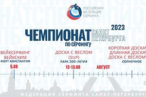 Чемпионат Санкт-Петербурга по серфингу в дисциплине «доска с веслом» Парк 300-летия
