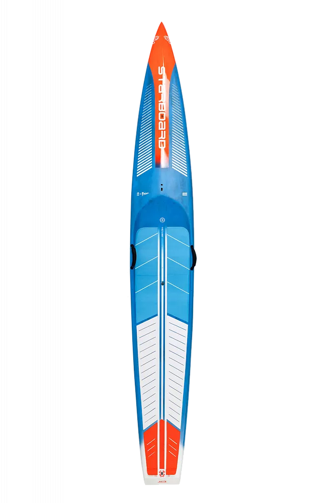Жесткий сапборд Starboard Gen R Blue Carbon Sandwich 14'0" х 25" с чехлом (2025) вид 1