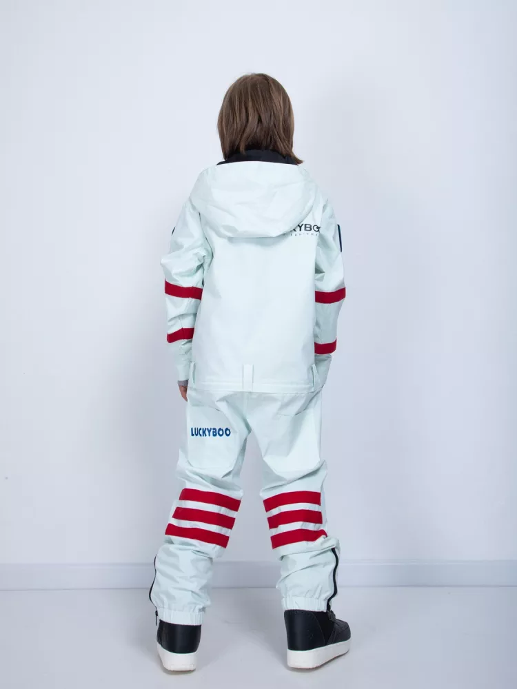Комбинезон детский LUCKYBOO Astronaut series унисекс белый вид 3