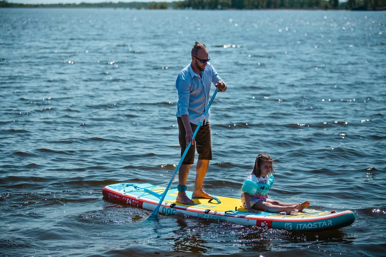 Доска SUP надувная iTaoStar 11'x34"x6 Dog вид 5