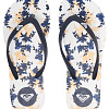 Обувь пляжная женская ROXY To The Sea Ditsy navy/white