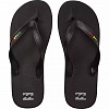 Шлепанцы мужские Billabong All Day Rasta, черные размер 41