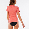 Гидрофутболка Rip Curl женская GOLDEN RAYS S/SL UV коралловая