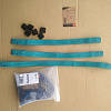 Набор лент эластичных для крепления багажа на носу SUP-доски RED PADDLE Flat Bungee (Зелёный)