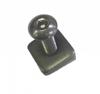 Квадратик с болтиком hexagon (под шестигранник) для плавника  US Box, нержающая сталь