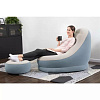 Надувное кресло с пуфиком BestWay 75053 Comfort Cruiser 100х121х86см