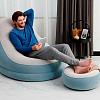 Надувное кресло с пуфиком BestWay 75053 Comfort Cruiser 100х121х86см